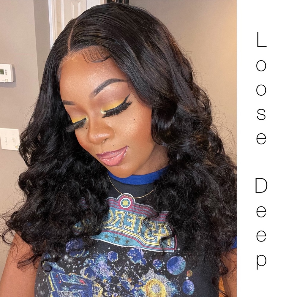 22" Loose Deep Wave Wig 4x4 Lace Closure - Wignee Hair